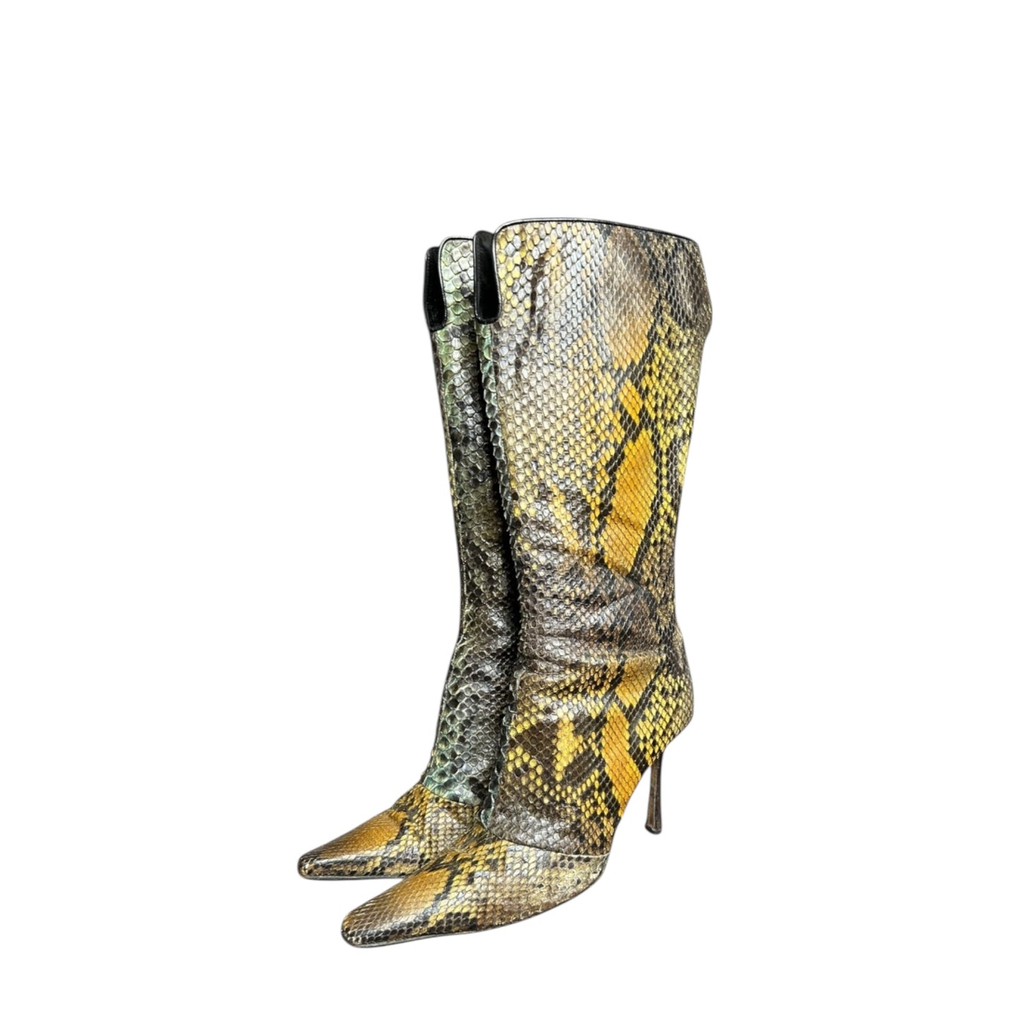 Vintage Jimmy Choo snakeskin- The boot 200 as seen on SATC / 40