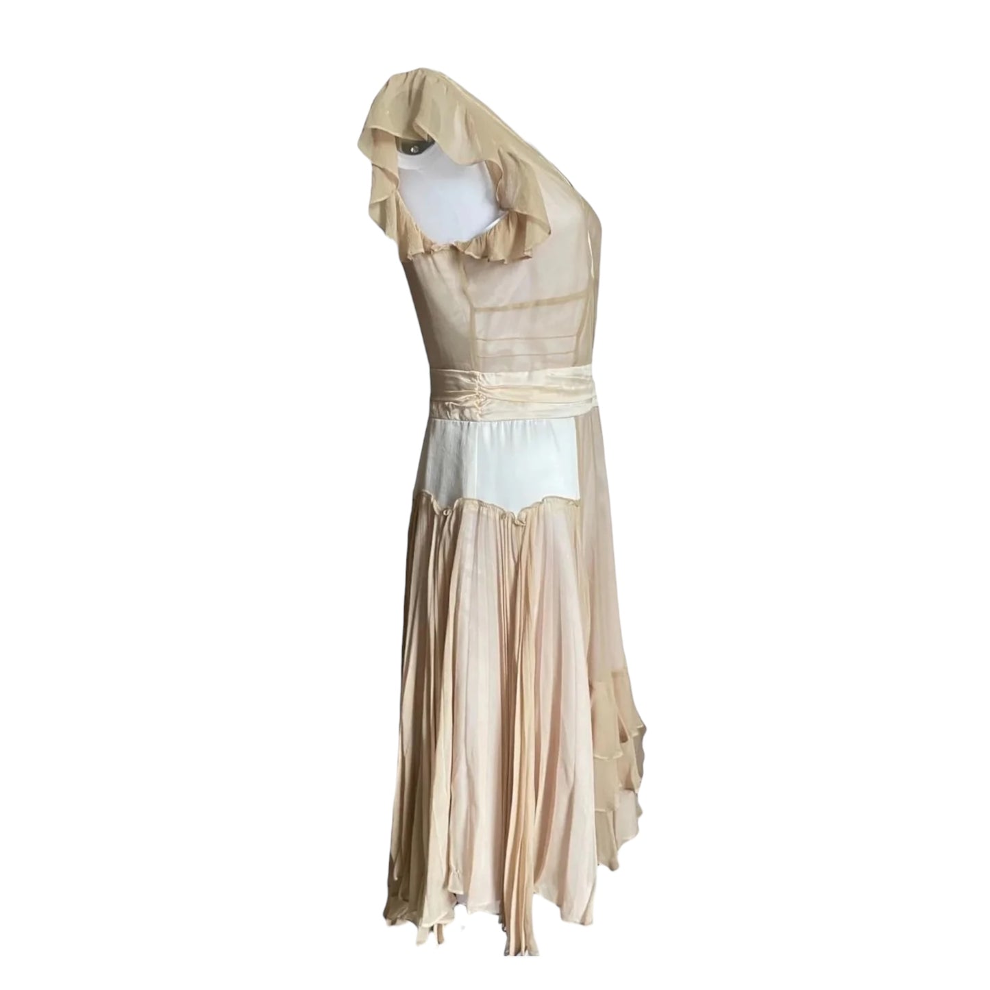 RENTAL ONLY Vintage CHLOÉ Runway FW 2005 by Phoebe Philo Ethereal Silk Dress
