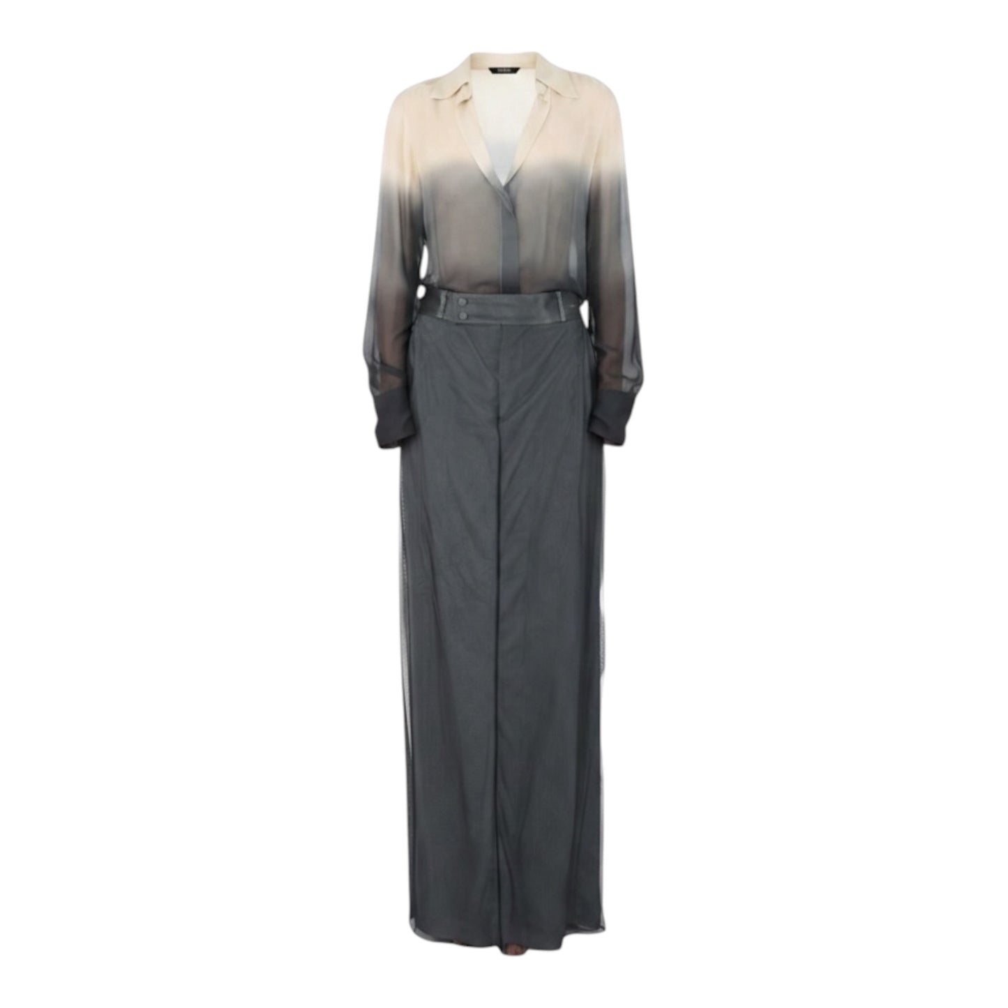 Vintage Gucci S/S 1998 Ombré Silk Ensemble
