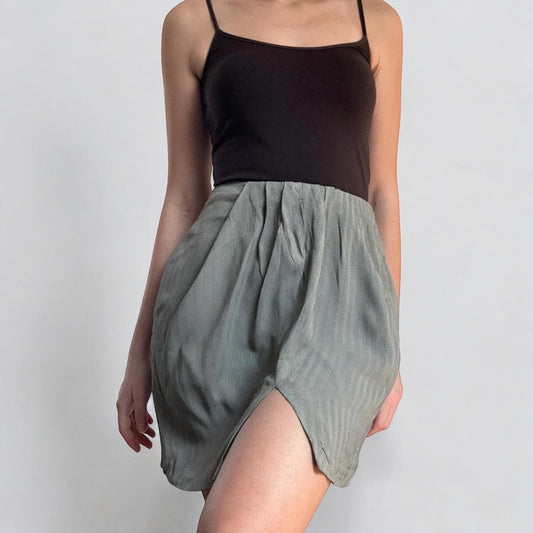 Vintage Armani black&white mini skirt / S