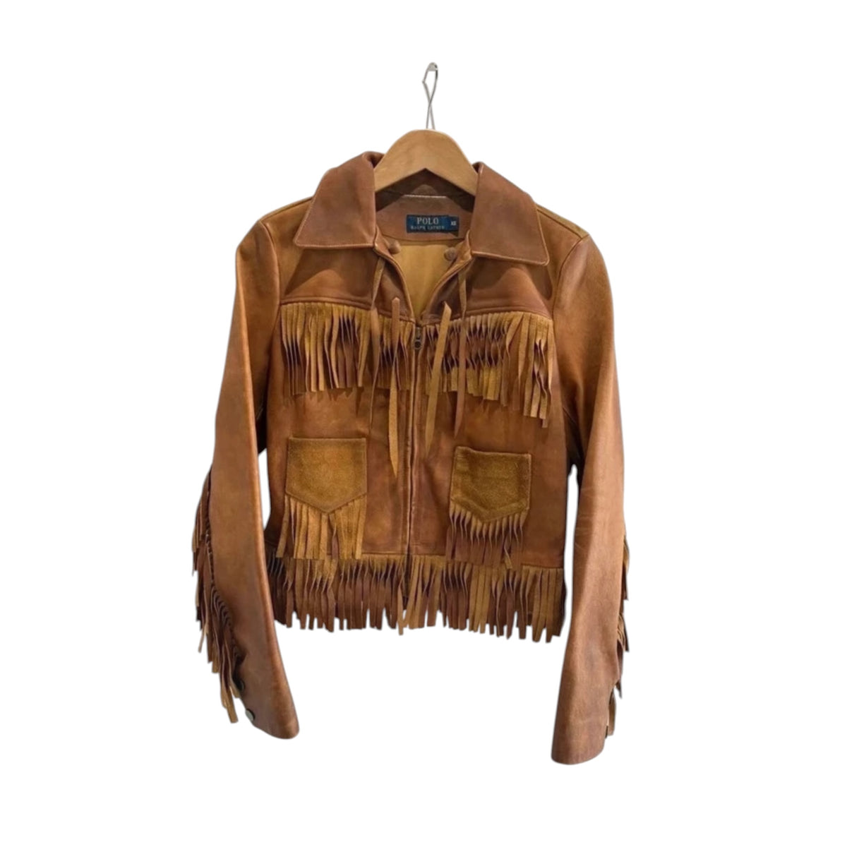 Polo Ralph Lauren Suede Fringe Jacket