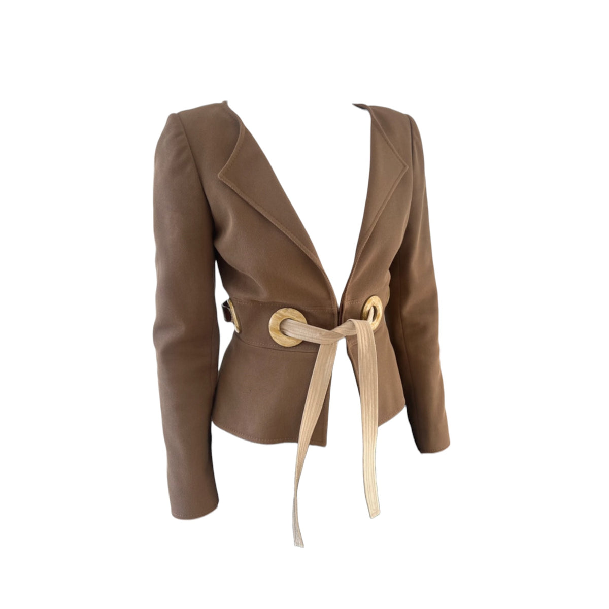 Vintage Valentino brown runway 2005 blazer