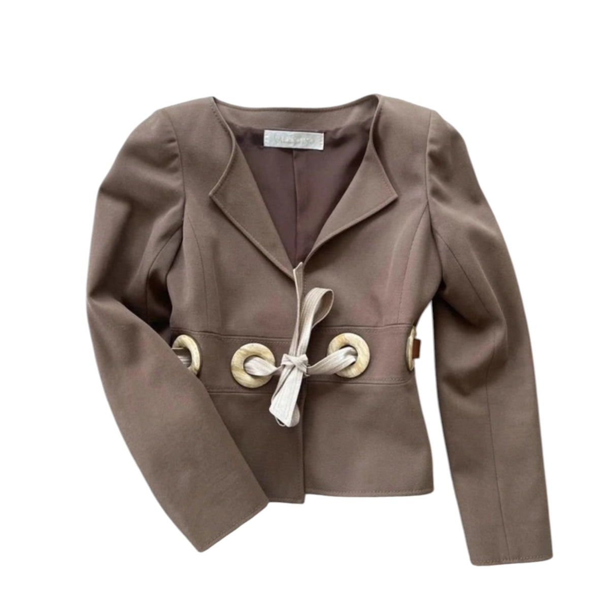 Vintage Valentino brown runway 2005 blazer