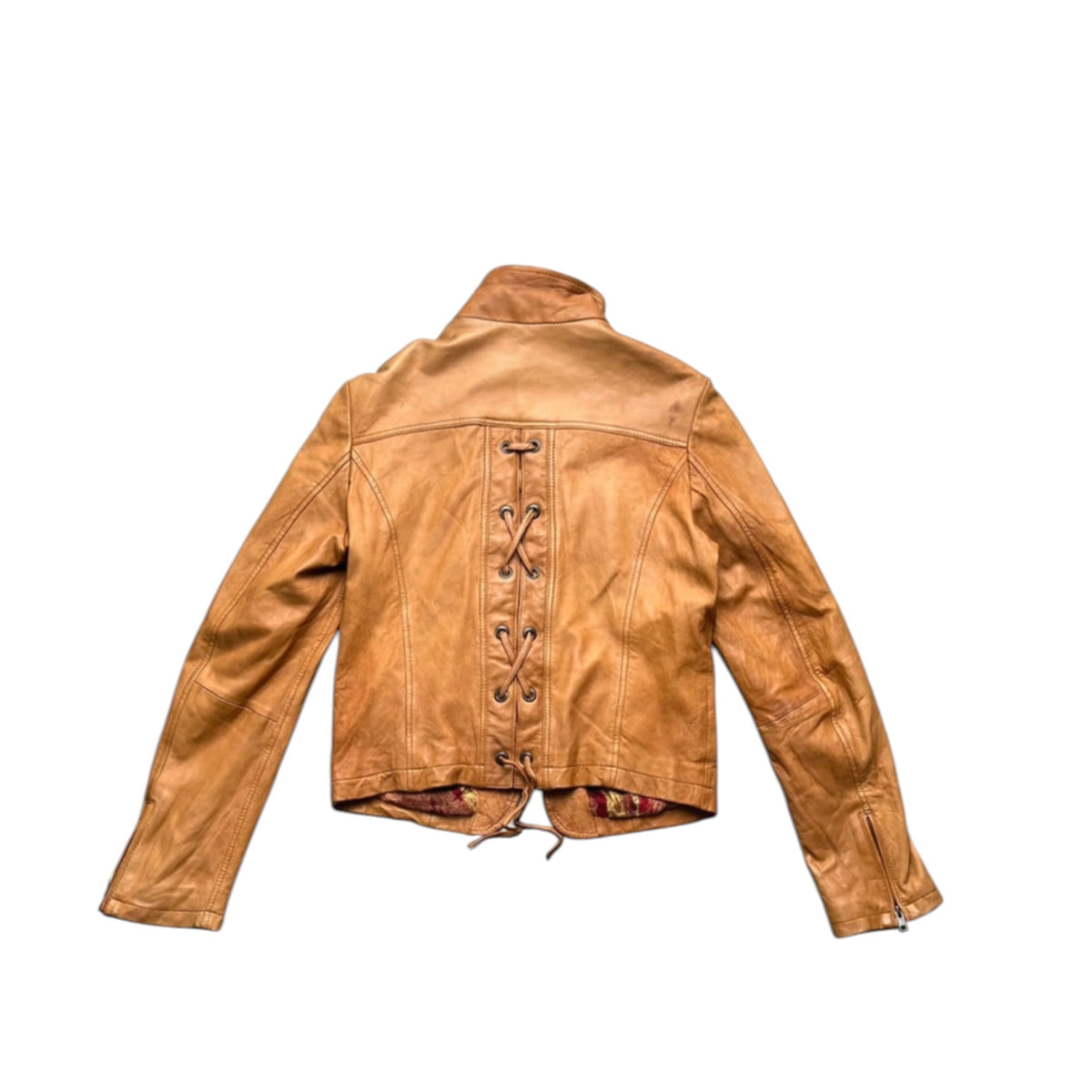 Vintage Just Cavalli Western Asymmetrical leather jacket