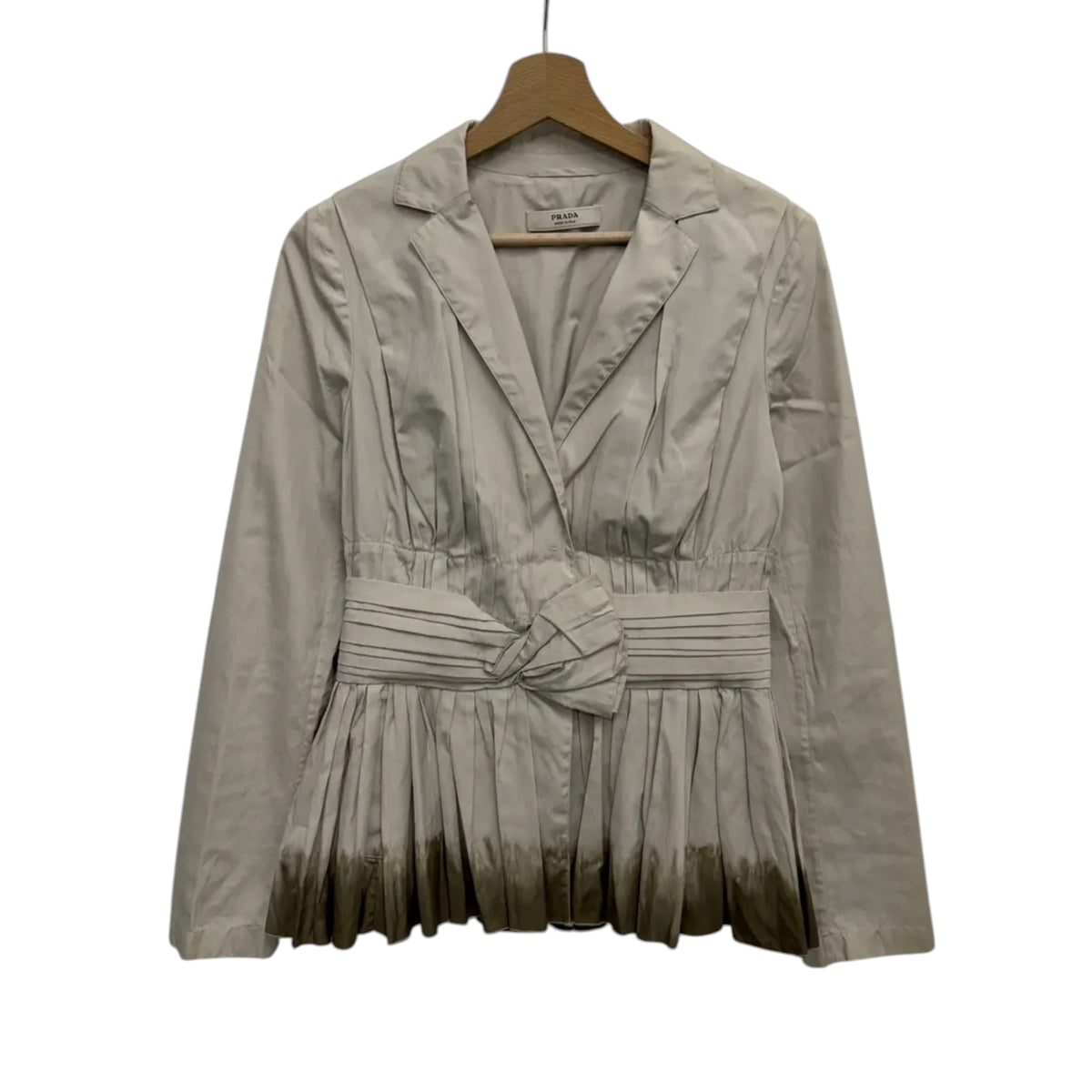 Prada Prada O0s Kimono cotton gray jacket ombré