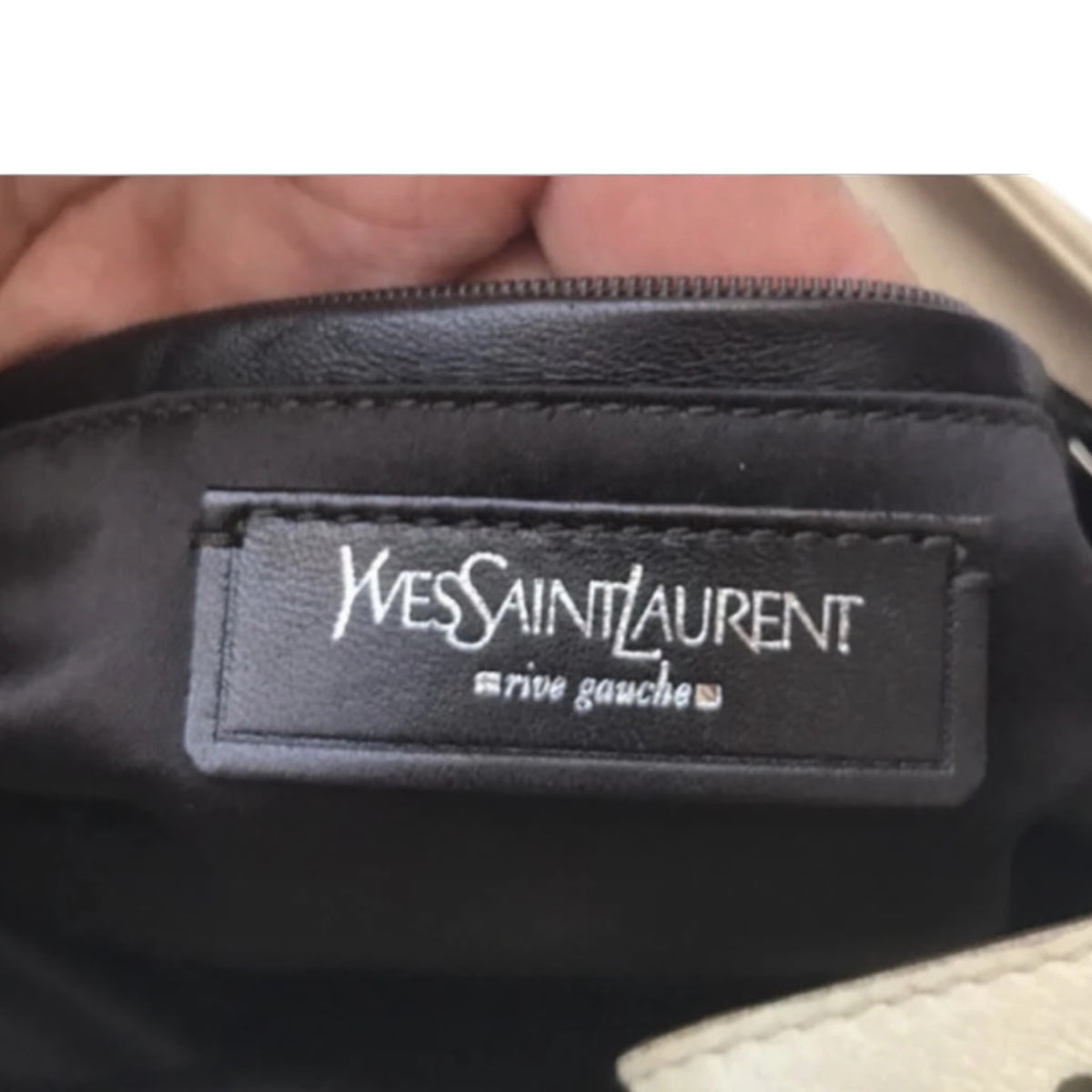 Vintage Yves Saint Laurent cream Mombasa Bag by Tom Ford