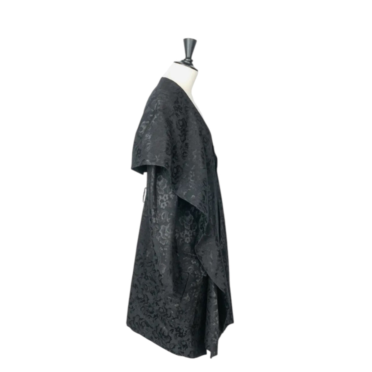 Christian Dior by John Galliano F/W 1998 rare black jacquard silk scarf jacket