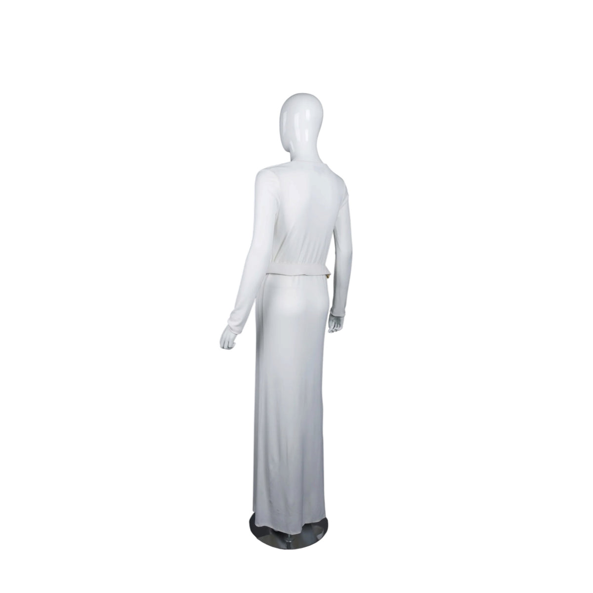 Vintage Gucci TOM FORD V-NECK JERSEY-GOWN runway 1996