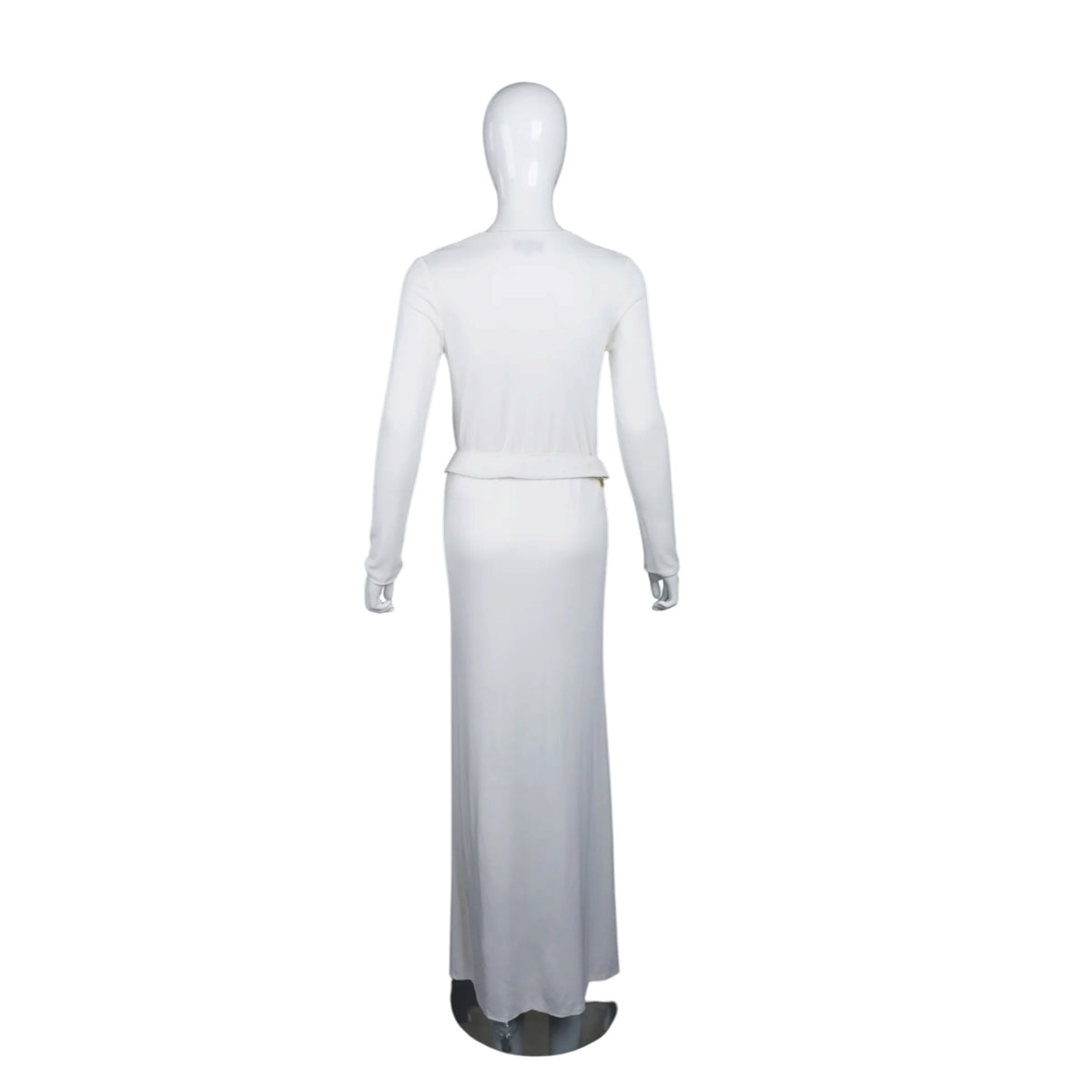 Vintage Gucci TOM FORD V-NECK JERSEY-GOWN runway 1996
