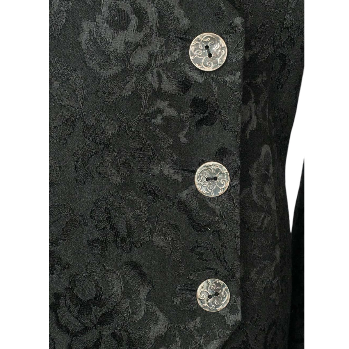 Christian Dior by John Galliano F/W 1998 rare black jacquard silk scarf jacket